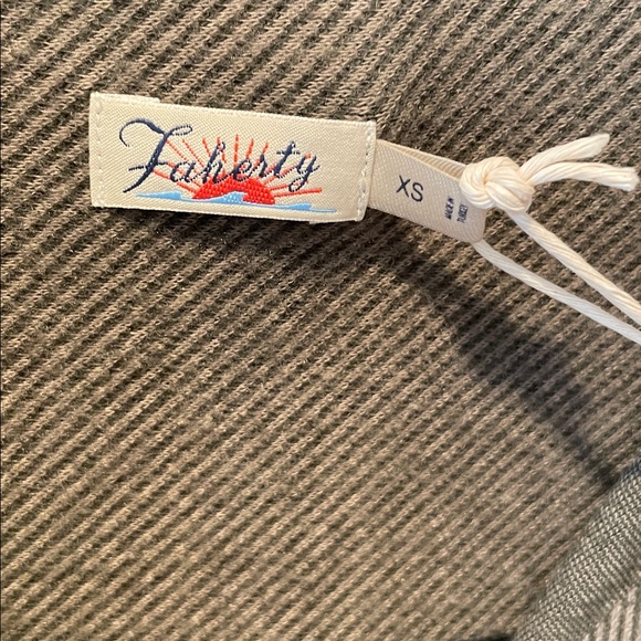 FAHERTY Legend Sweater Dress Olive Melange Twill Size XS, NWT - Picture 4 of 15